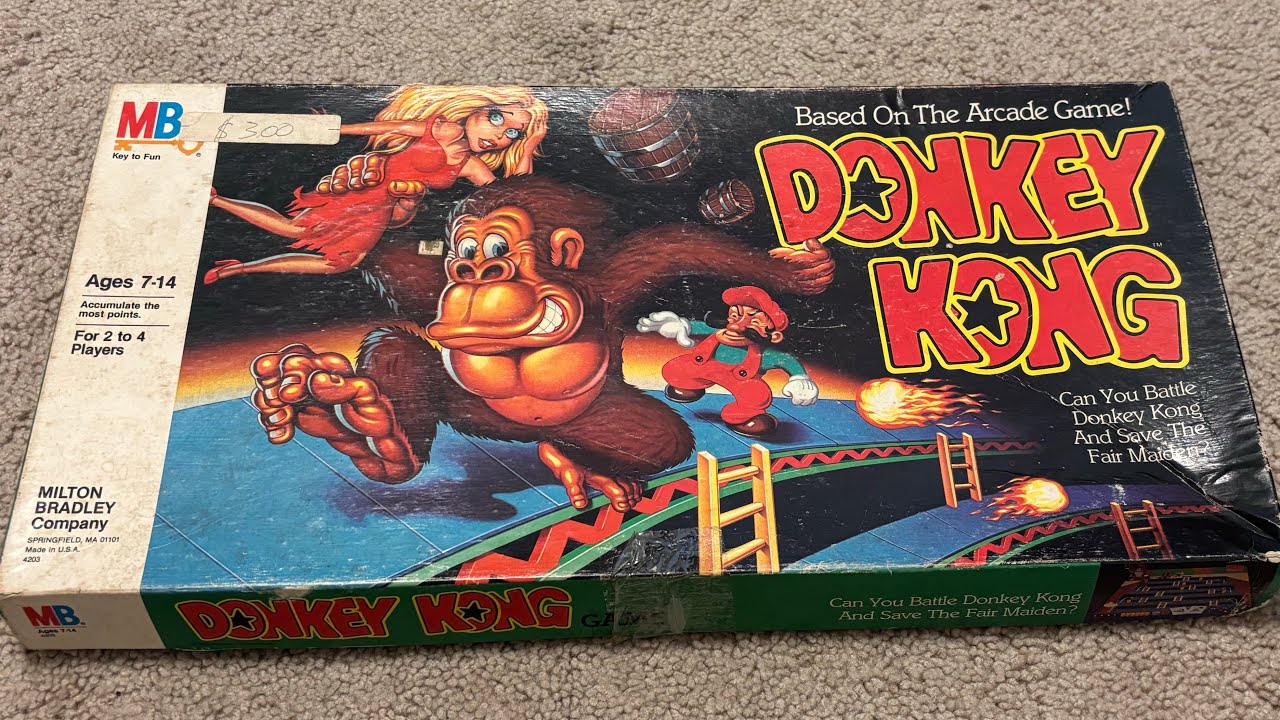 1982 Donkey Kong Board Game Review 