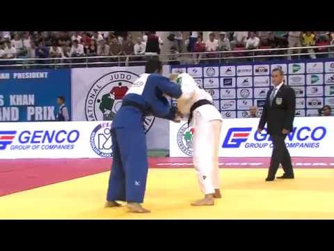Esther Stam (GEO) vs. Rui Takahashi (JPN) -70kg Judo Grand Prix Ulaanbaatar 2014