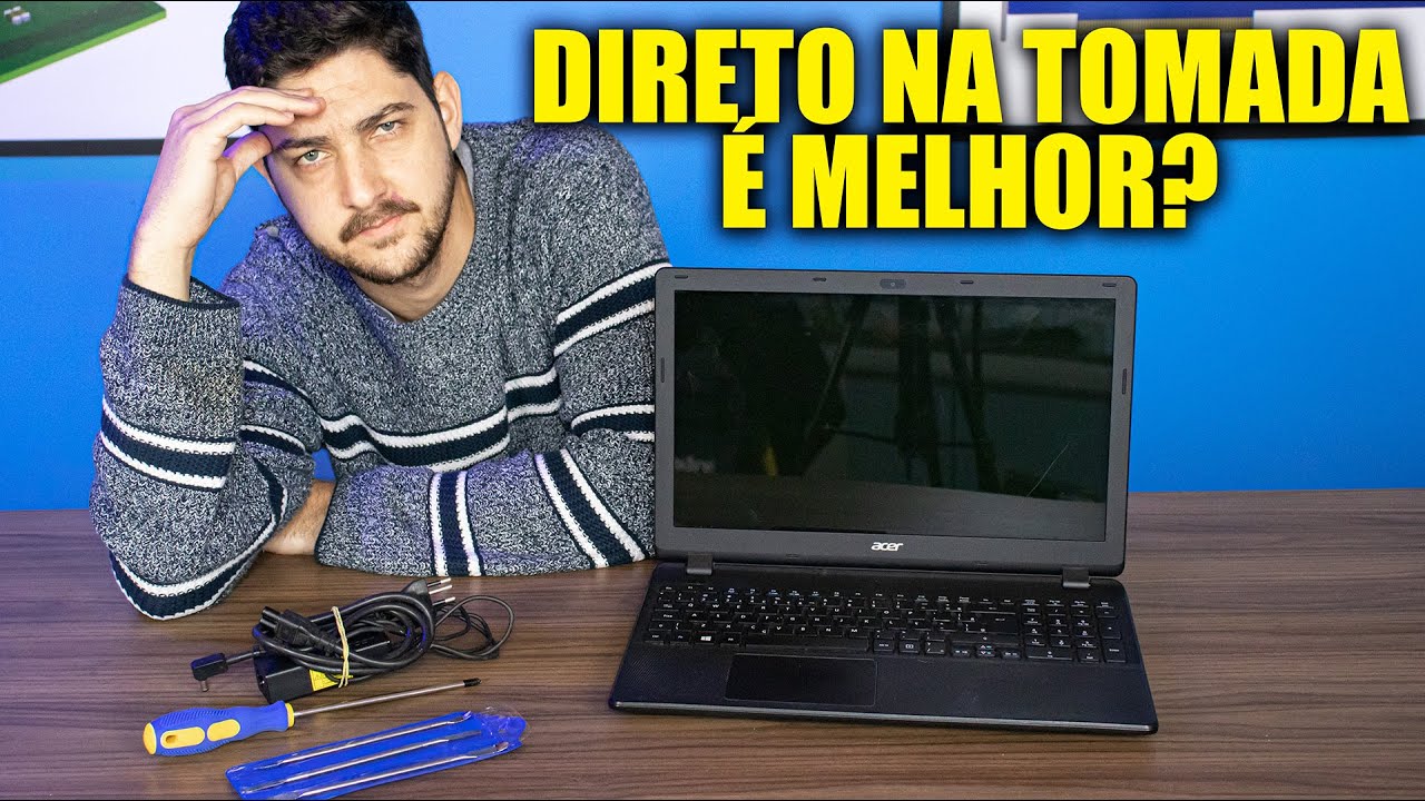 USAR O NOTEBOOK DIRETO NA TOMADA ESTRAGA A BATERIA? #miguelresponde