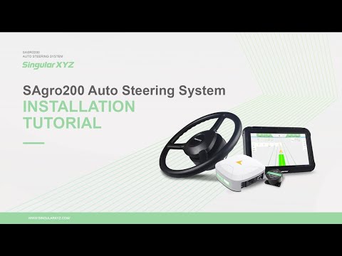 SAgro200 - Automata kormányrendszer mezőgazdasági gépekhez