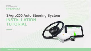 SAgro200 - Automata kormányrendszer mezőgazdasági gépekhez