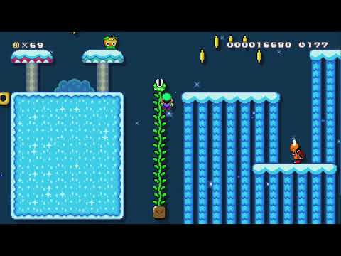 The frozen kingdom of Lorim by Thomeg - Super Mario Maker 2 - No Commentary 1bv