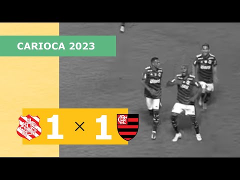 Bangu 1 x 1 Flamengo - Gols - 24/01 | Campeonato Carioca 2023