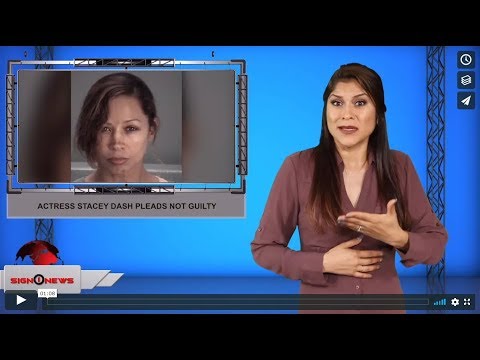 Actress Stacey Dash pleads not guilty (ASL - 10.2.19)