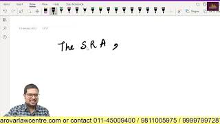CLASS - 1 JUDICIARY ( SRA ) Introduction Class