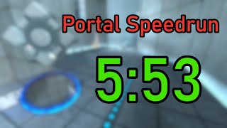 Portal any% World Record in 5:53
