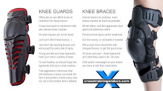 Knee braces or knee guards Which will suit you best︱Cross Training Enduro
