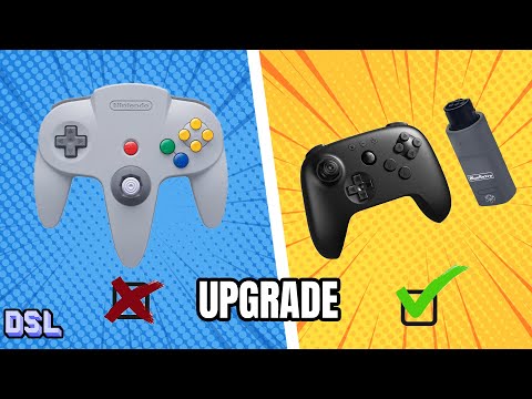 8BitDo 64 Wireless Controller is BETTER Than Original N64 Controller