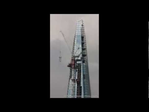 The Shard - Timelapse of crane lowering
