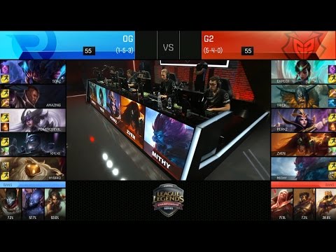 G2 vs OG Game 2 Highlights - G2 ESPORTS vs ORIGEN EU LCS Week 5 Summer 2016