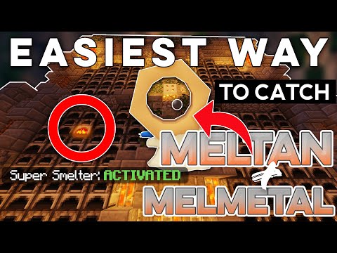 *EASIEST WAY* TO CATCH THE RAREST POKEMON!!! - Pixelmon Minecraft PixelSpark Meltan Melmetal
