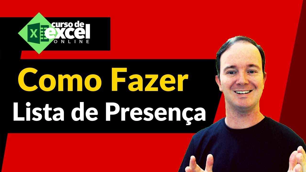 Como Fazer Lista de Chamada ou Frequência com Percentuais no EXCEL