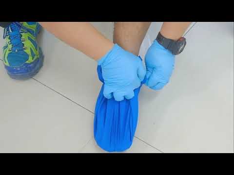 Foot injury open wound