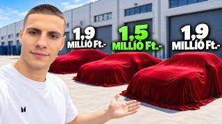 A LEGCSIBÉSZEBB AUTÓK 2 MILLIÓ FT.- ALATT