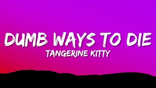 Tangerine Kitty - Dumb Ways to Die (Lyrics) &quot;eat a two week old unrefrigerated pie&quot;