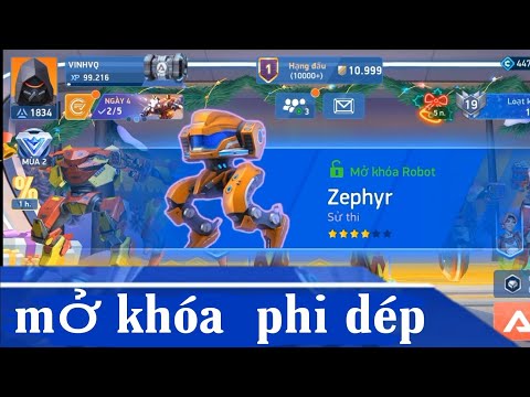[ Mech arena VN #14 ]mở khóa zephyr | VINHVQ