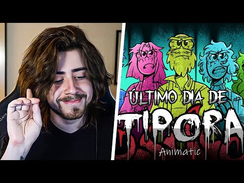cellbit reagindo a ULTIMO DIA DE TIPORA (animação de O Segredo Na Ilha)