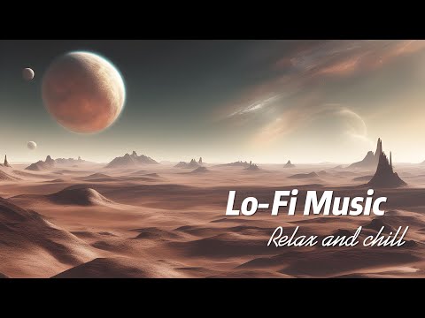 Lofi Chill Music - Desert Alien World Landscape #003