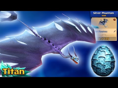 SILVER PHANTOM - Max Level 175 — New Rare Dragon Showcase | Dragons: Rise of Berk — New Update 1.72