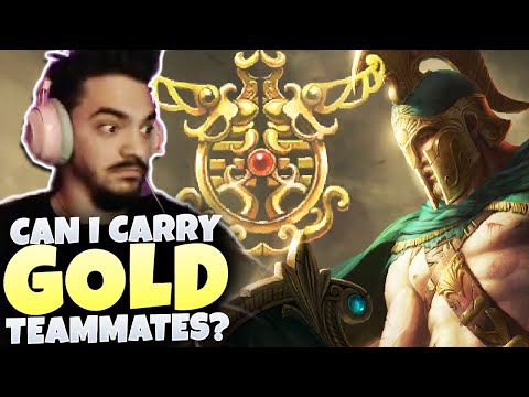 Can I  Solo-Carry GOLD TEAMMATES? - Ranked Joust - Smite