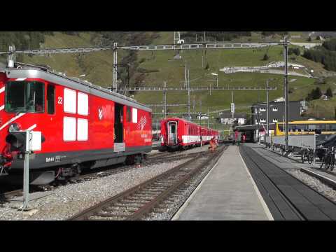 Andermatt 2013, MGB,  Glacier Express und mehr