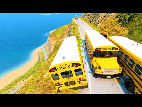 Cars vs Cliff Roads | Epic BeamNG Crashes (Ep #9)
