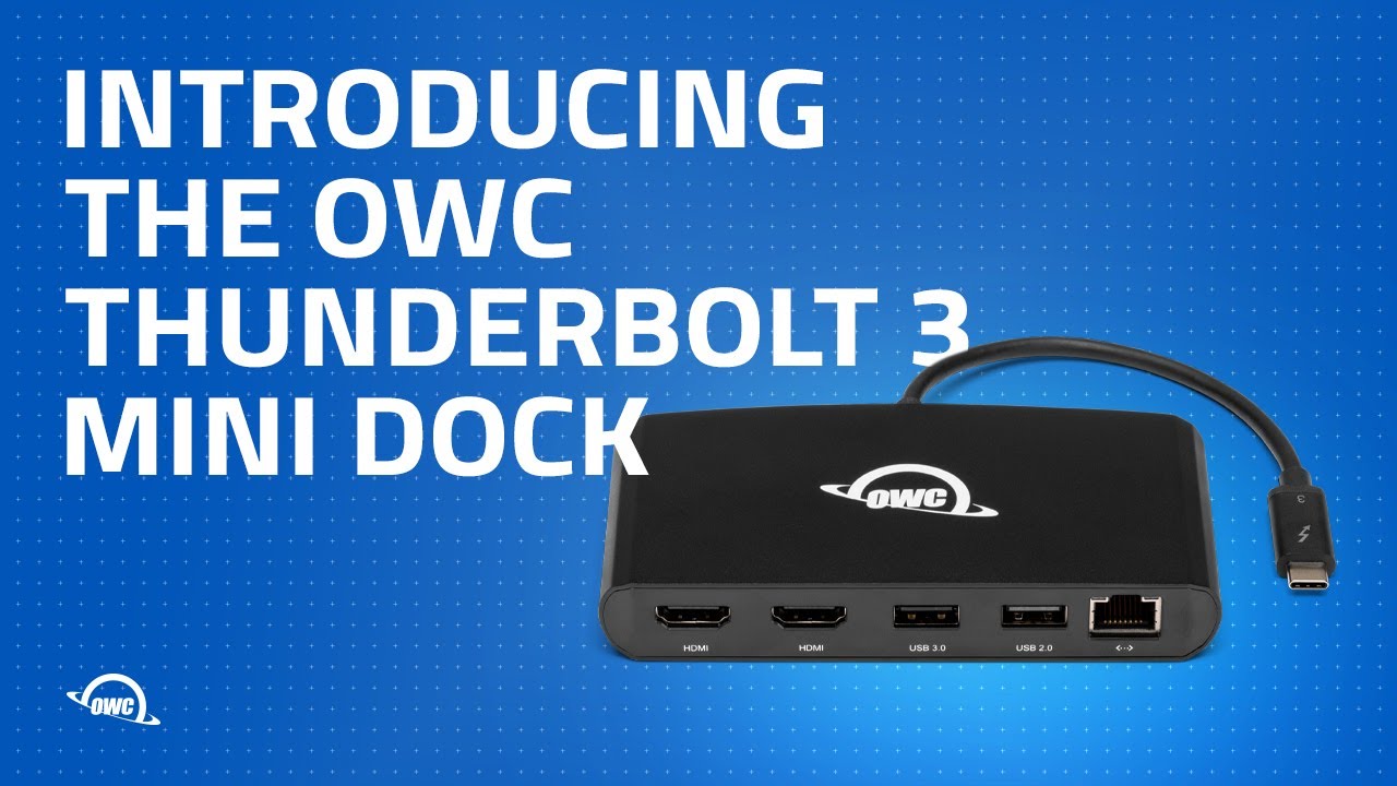 Introducing the OWC Thunderbolt 3 Mini Dock