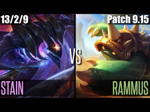 STAIN KHA'ZIX vs RAMMUS | NA Masters | Patch 9.15