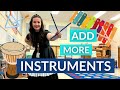 Easy Ways to ADD MORE INSTRUMENTS to Your Elementary Music Lessons