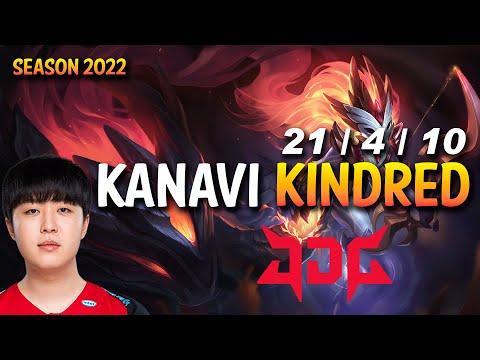 JDG Kanavi KINDRED vs GRAVES Jungle - KR Ranked