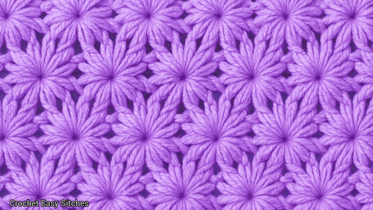 Easy 1 Row Crochet Stitch – Beautiful and Textured Pattern