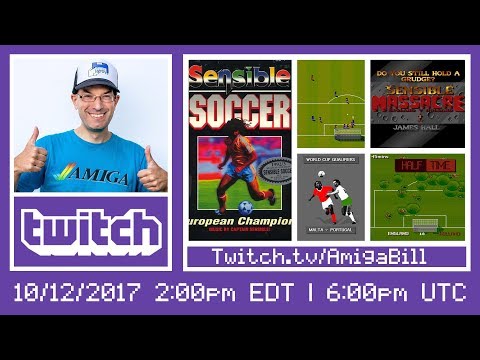 10/12/2017 Commodore Amiga   Sensible Soccer While Waiting for Sociable Soccer to Drop