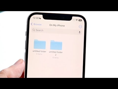 How To Access Files On iPhone!