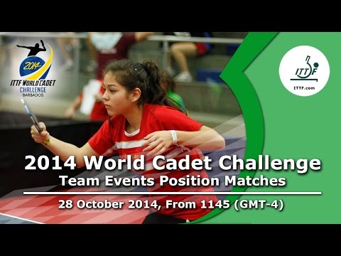 2014 World Cadet Challenge - Position matches