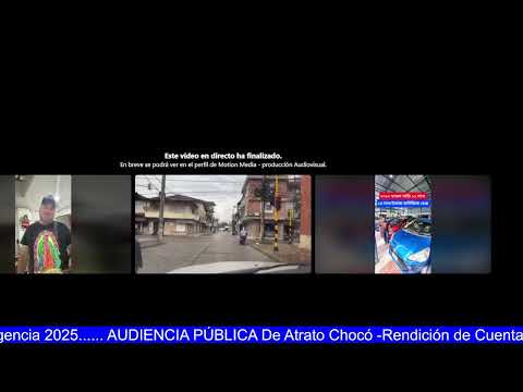 AUDIENCIA PÚBLICA De Atrato Chocó  Rendición de Cuentas – Vigencia 2025