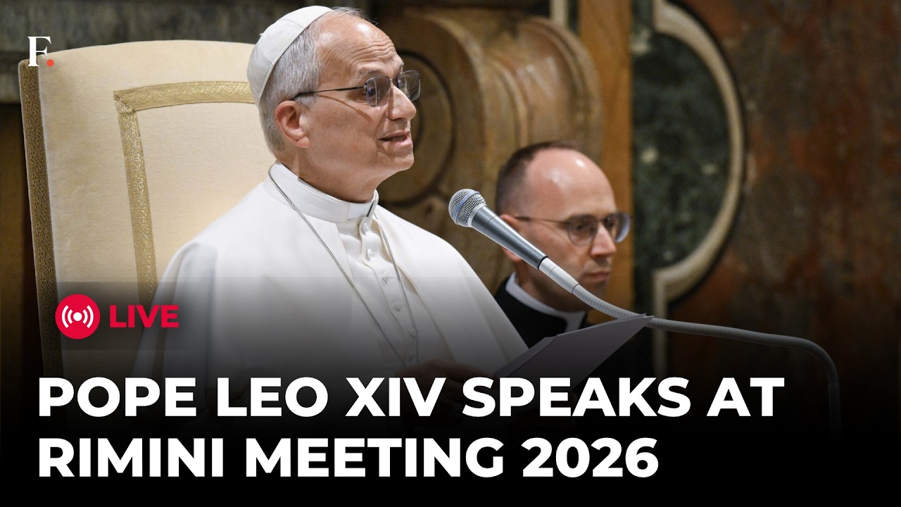 LIVE: Pope Leo XIV Speaks At Rimini Meeting For Friendship Among Peoples