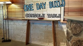 Build an Elegant Console Table - (ONE DAY BUILD) JordsWoodShop