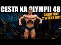 ALEŠOVA CESTA NA OLYMPII 48 - CHEAT DAY 4300 KCAL - 2 týdny do závodů