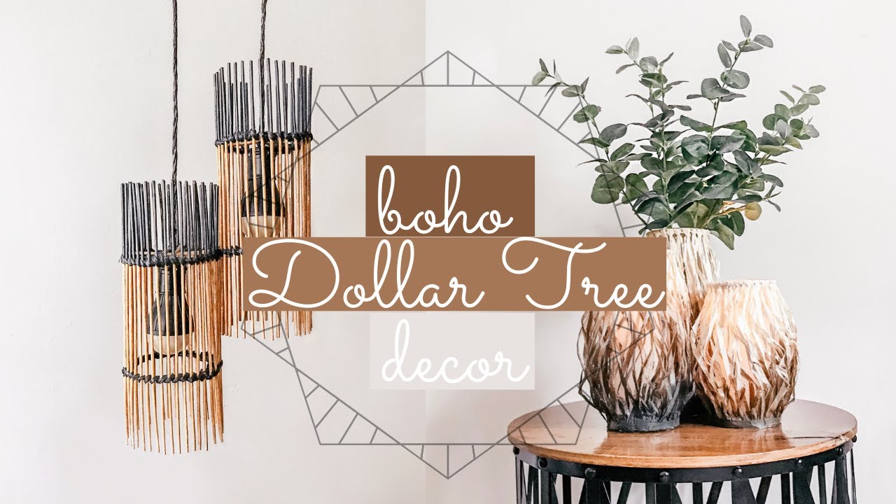 BOHO Decor Using All DOLLAR TREE Items