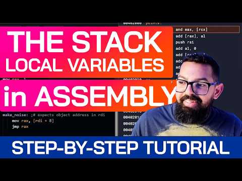 The Stack Local Variables In Assembly Beginner Tutorial Stack Frame Function Prologues