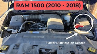 Ram 1500 - FUSE BOX LOCATION (2010 - 2018)