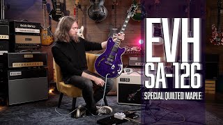 Video thumbnail for EVH SA-126 Special Quilted Maple - Transparent Purple by Tapestry Music