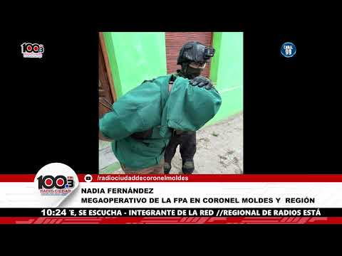 NADIA FERNÁNDEZ - MEGAOPERATIVO DE LA FPA EN CORONEL MOLDES Y  REGIÓN