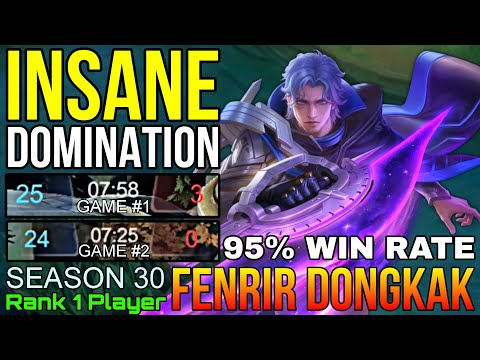 95% Win Rate Nolan Insane Domination (DOUBLE GAMEPLAY) - Top 1 Player S30 by Fenrir Dongkak. - MLBB