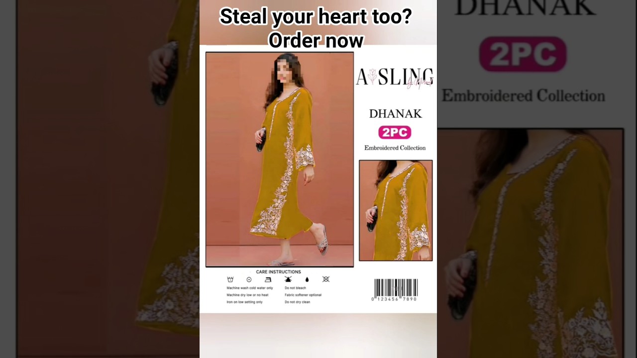 URGE / BREEZE Winter Collection 2025 | Dhanak 2PC Embroidered Suit | Airjet Fabric Premium Quality