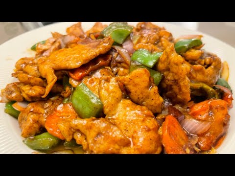 Easy Black Pepper Chicken Recipe | Garlic Pepper Chicken Recipe | Thai black pepper chicken recipe
