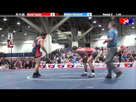 David Taylor vs. Holden Packard at 2013 Las Vegas/ASICS U.S. Open