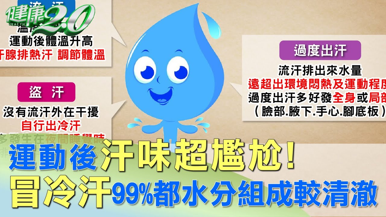 流汗就飄1怪味!小心是腎不好 醫曝3狀況健康亮紅燈