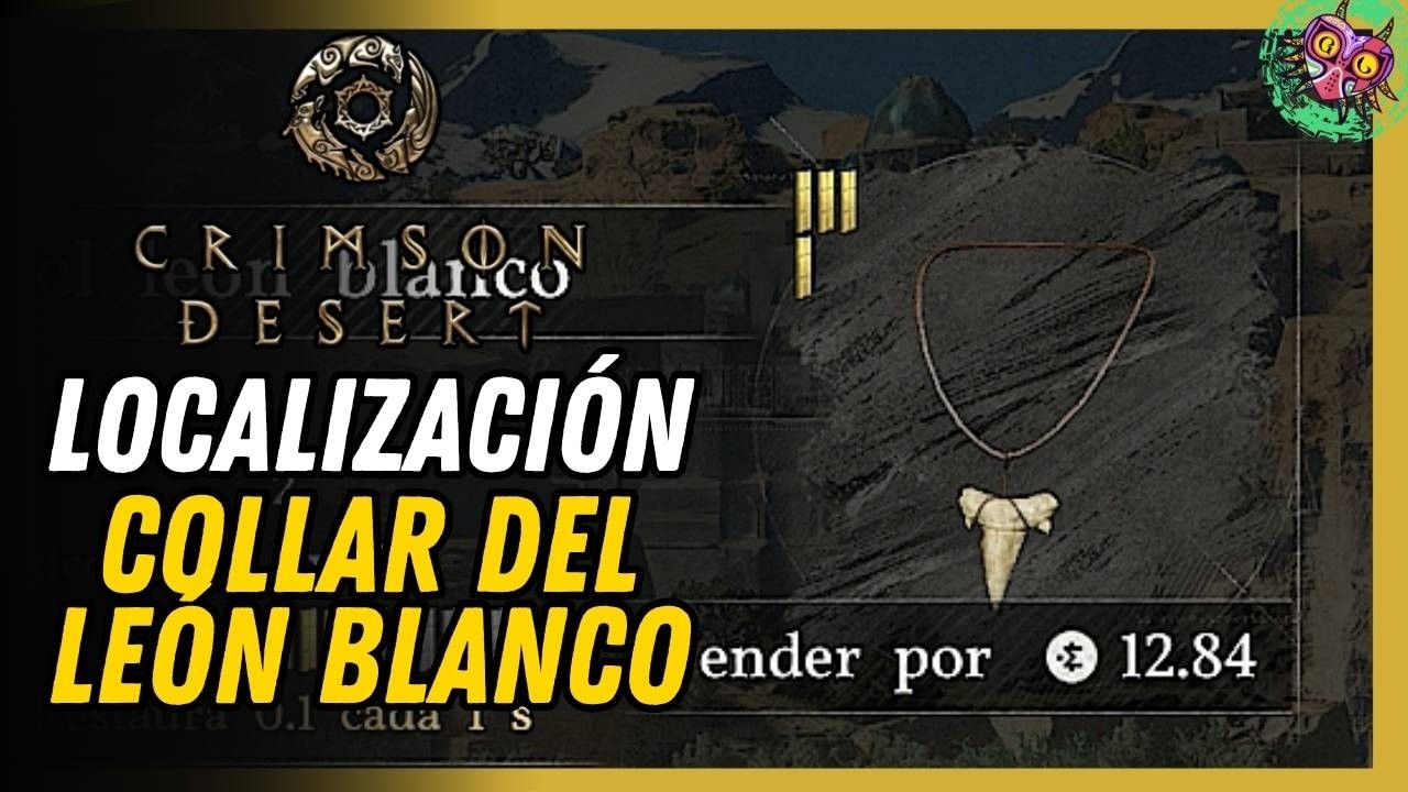 Cómo Conseguir Collar Del León Blanco Fácil | Ubicación Exacta Crimson Desert Cómo Conseguir Collar Del León Blanco Fácil | Ubicación Exacta Crimson Desert