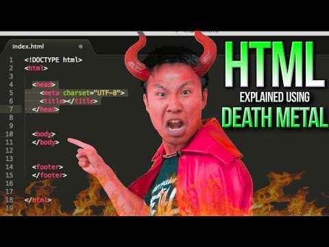 Death Metal Satan Is Here And He's Explaining HTML